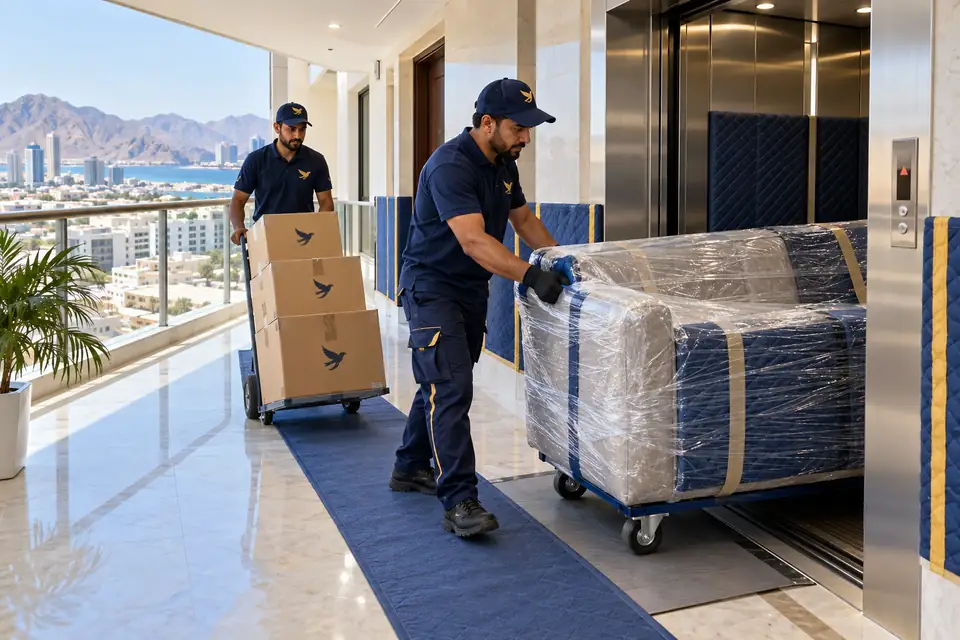 Apartment Moving for Fujairah Buildings with Falcon Movers Cargo