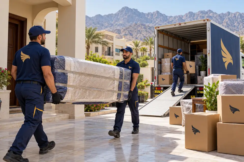 Villa Relocation for RAK Homes and Communities with Falcon Movers Cargo